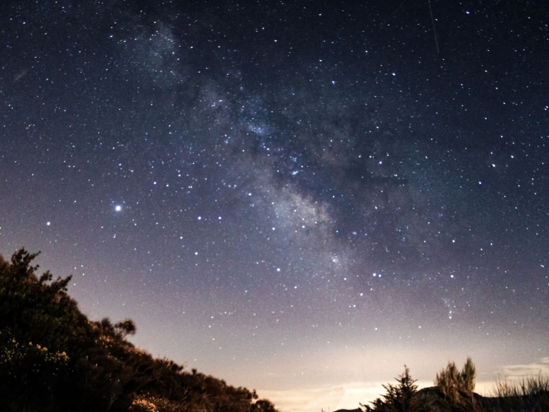 Immagine della via lattea